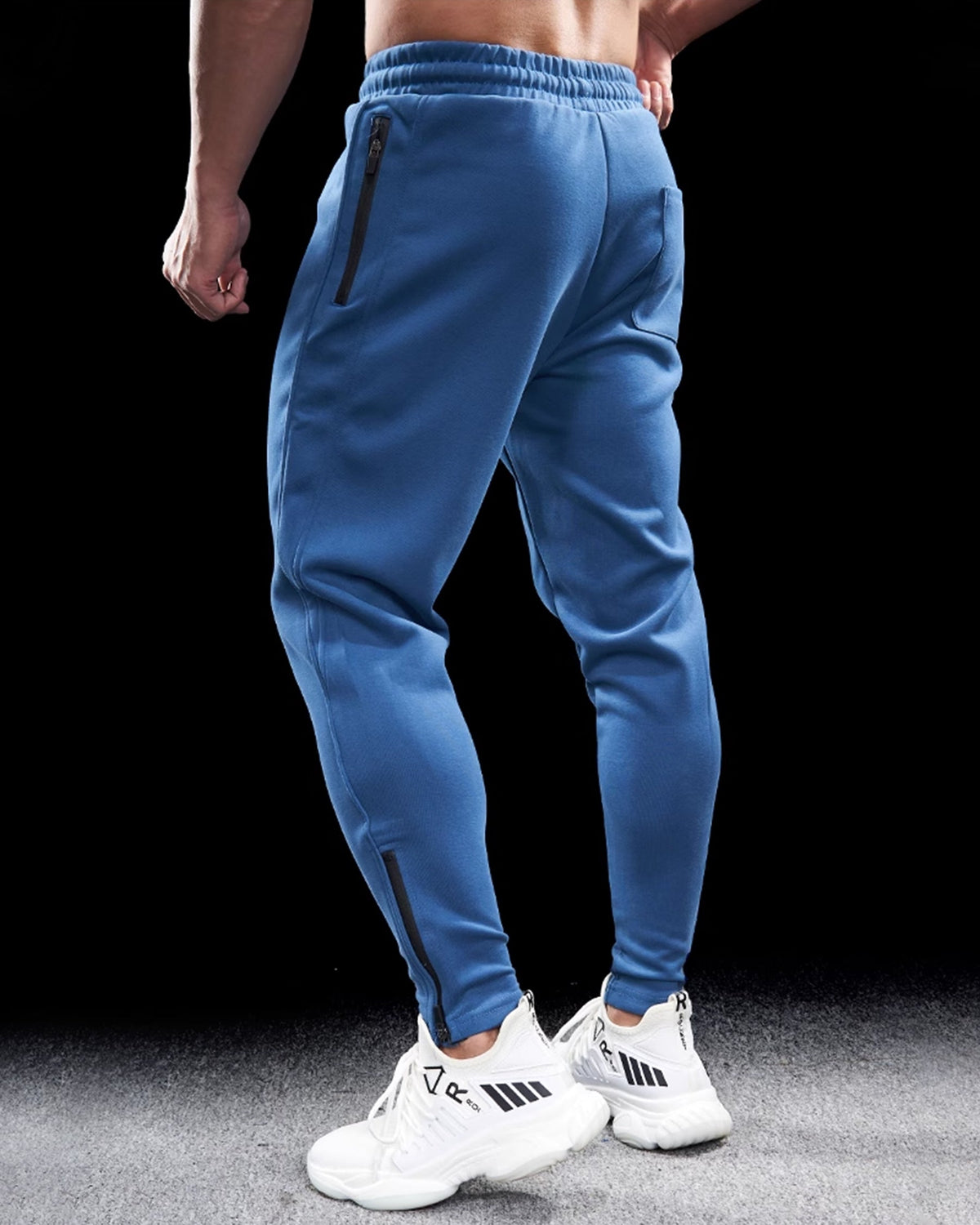 Men's Tapered Joggers with Zip Pockets