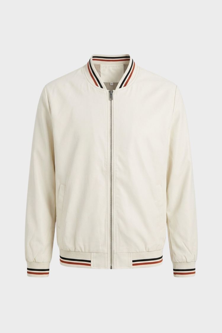 Blouson bomber léger pour homme | Veste décontractée zippée