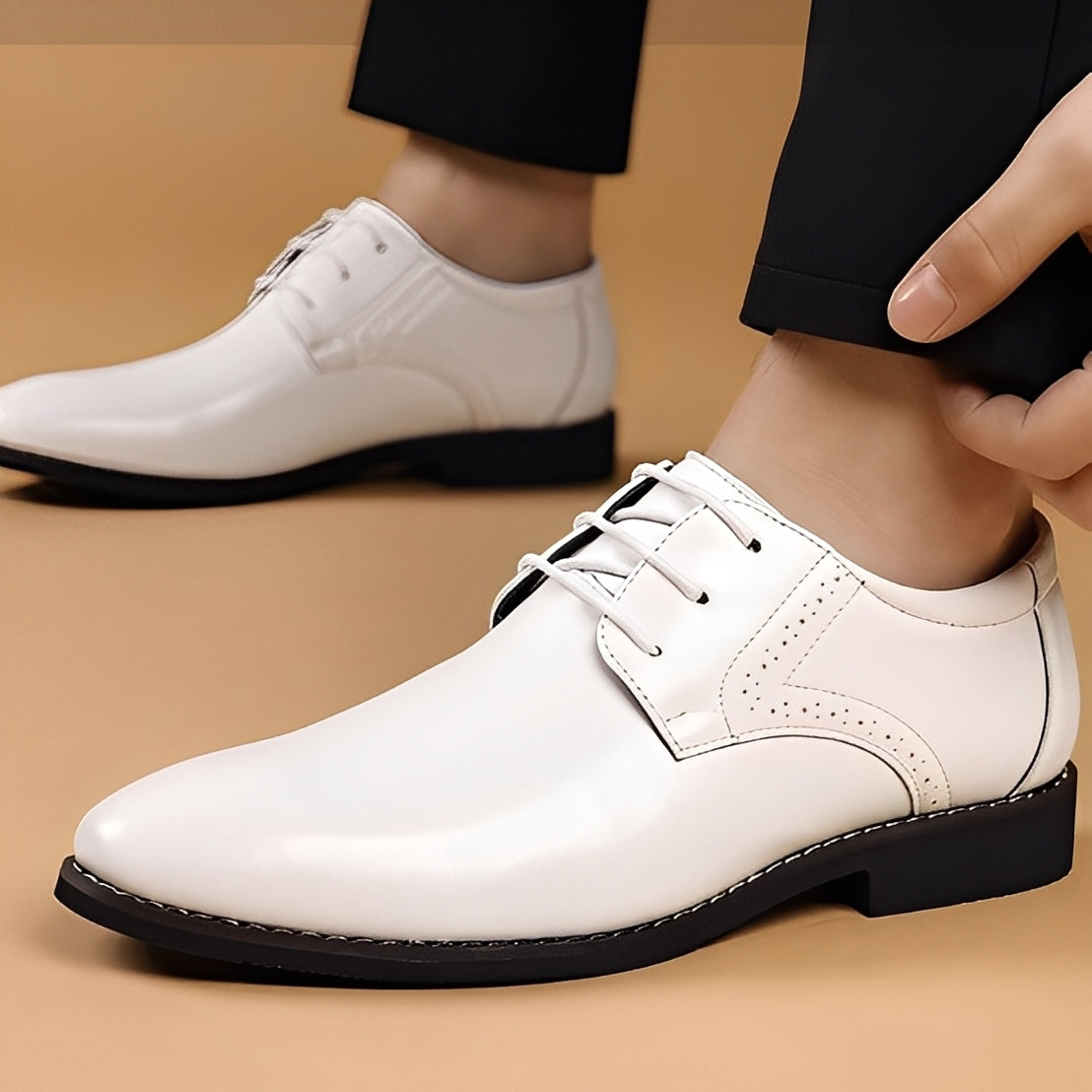 Chaussures Derby habillées à lacets pour homme