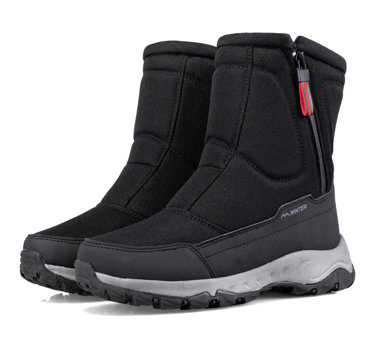 Women's Waterproof Winter Snow Boots with Side Zip