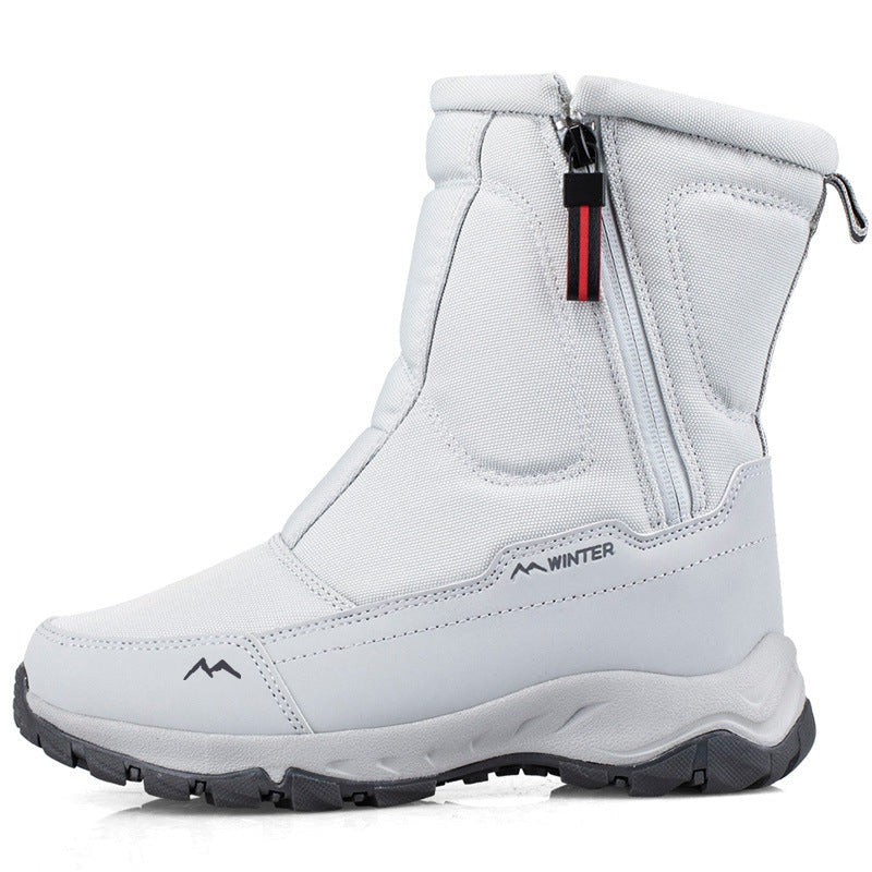 Women's Waterproof Winter Snow Boots with Side Zip