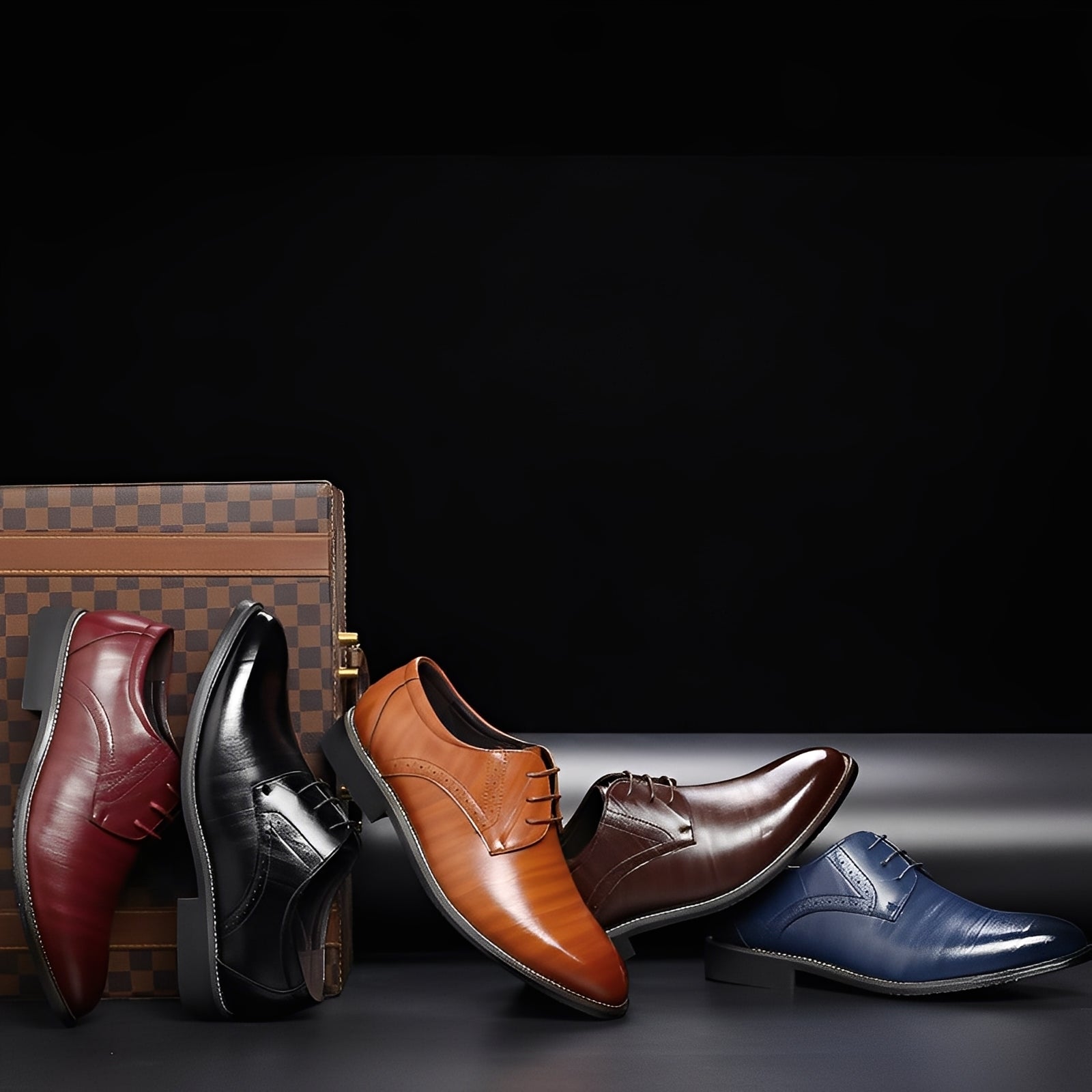 Men’s Lace-Up Derby Dress Shoes