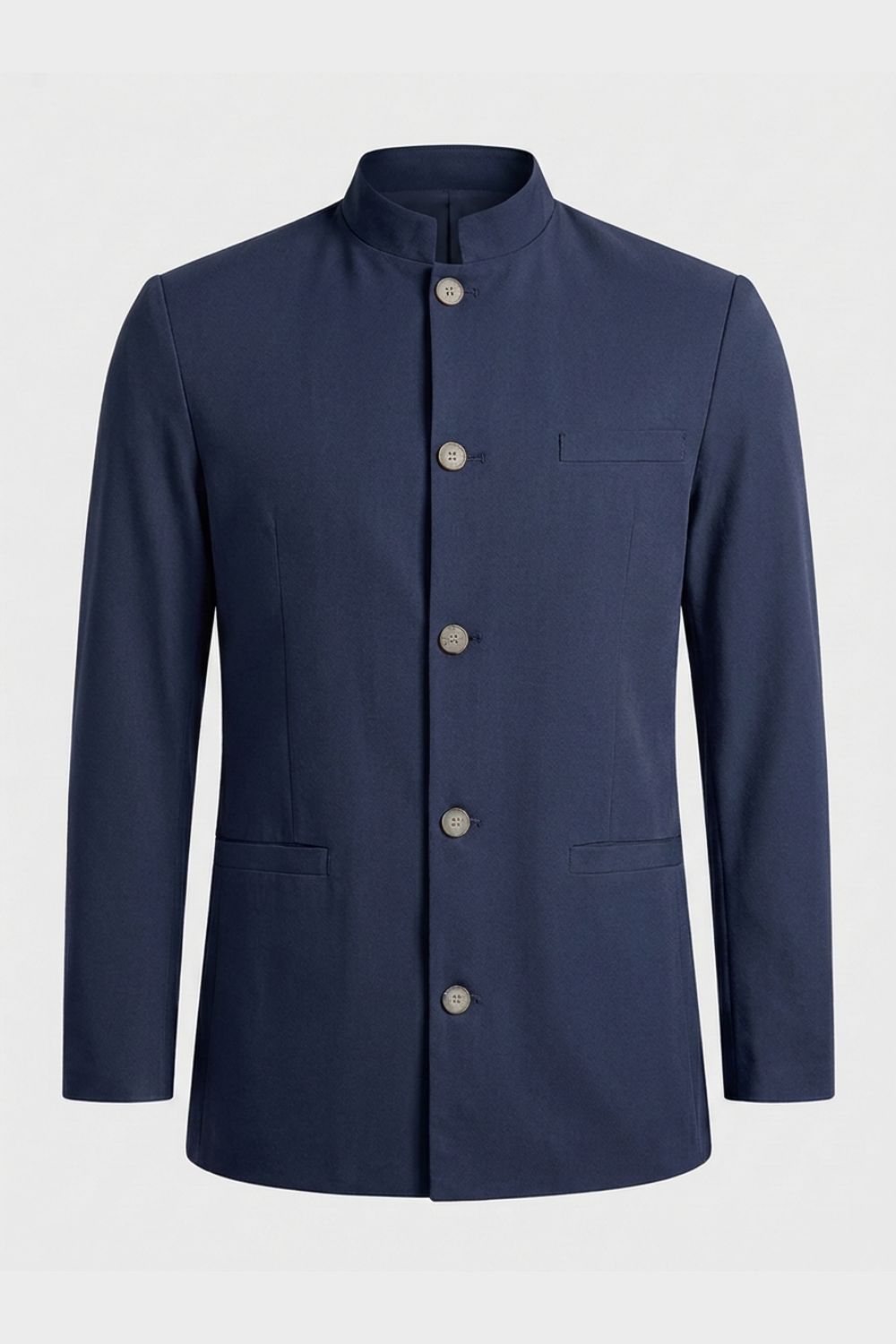 Gilet pour homme | Blazer ajusté à col Nehru