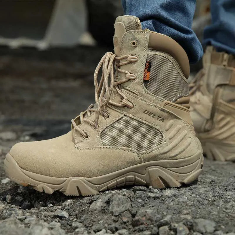 Bottes de randonnée tactiques montantes pour hommes