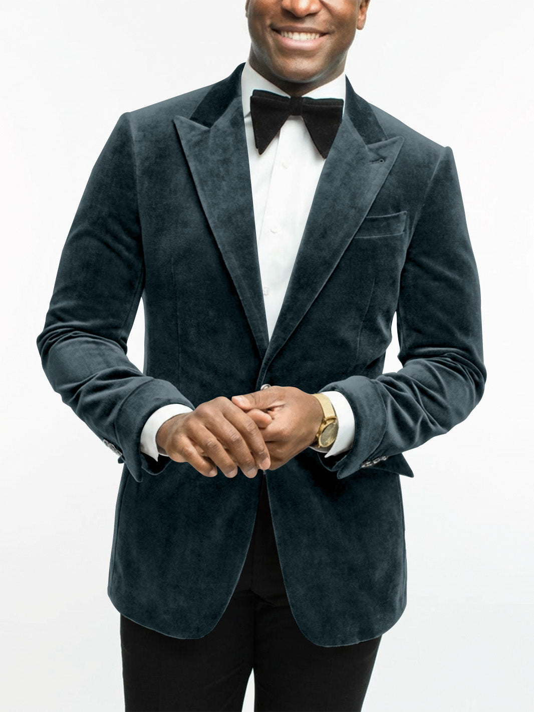 Velvet Dinner Jacket with Shawl Lapel