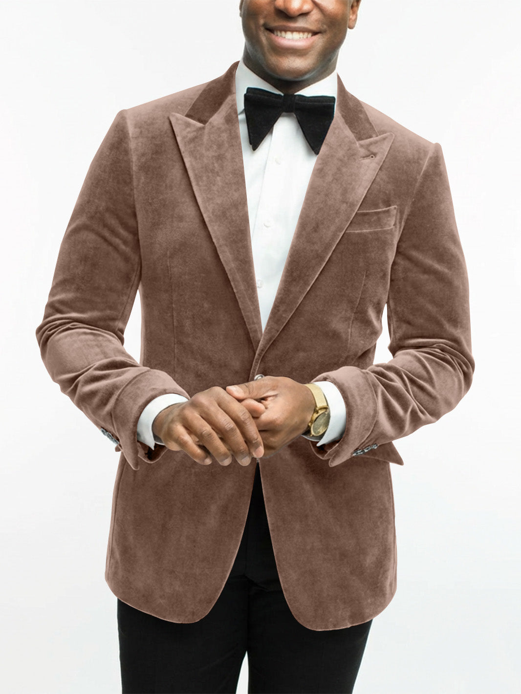 Velvet Dinner Jacket with Shawl Lapel