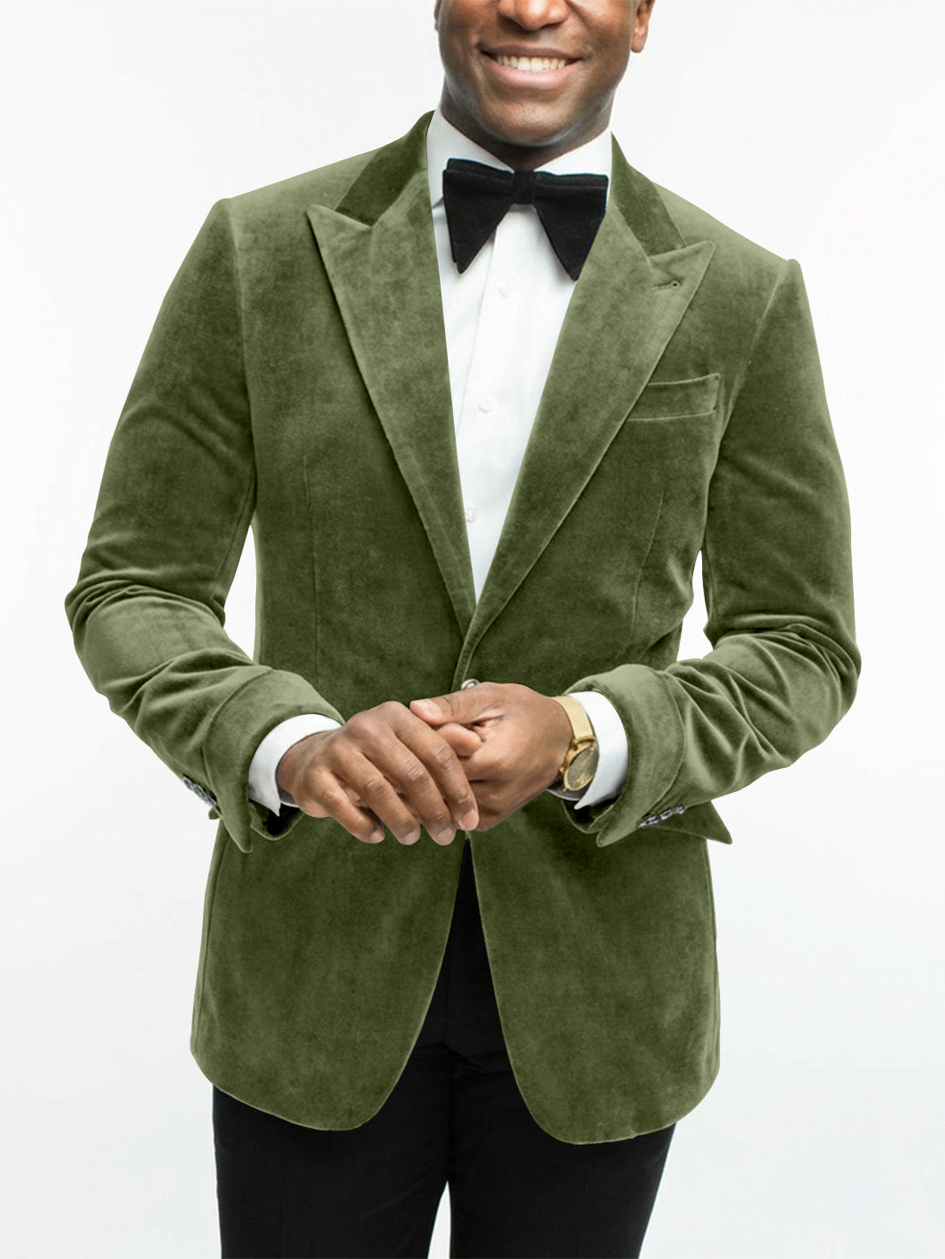 Velvet Dinner Jacket with Shawl Lapel