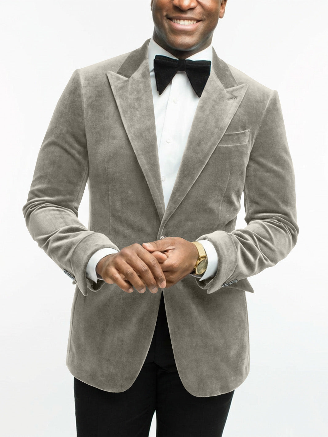 Velvet Dinner Jacket with Shawl Lapel