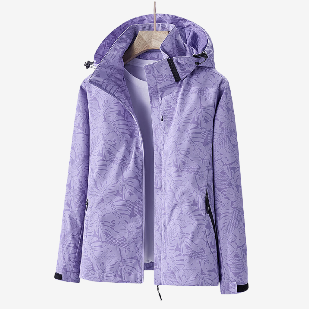 Veste imperméable pour femme | Coupe-vent léger à capuche