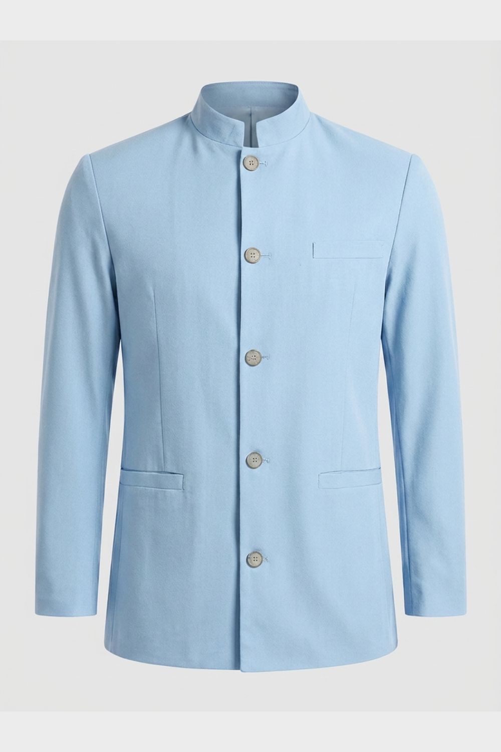 Gilet pour homme | Blazer ajusté à col Nehru