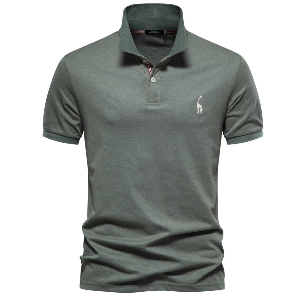 Men's Cotton Blend Polo Shirt