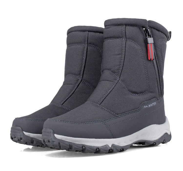 Women's Waterproof Winter Snow Boots with Side Zip
