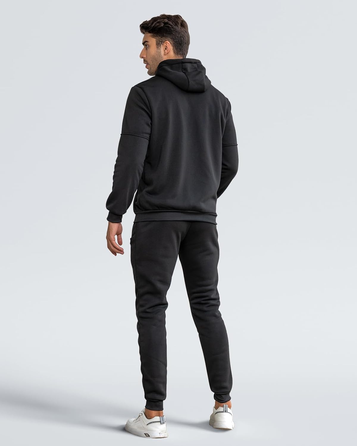 Ensemble de survêtement zippé à capuche pour homme avec pantalon de jogging