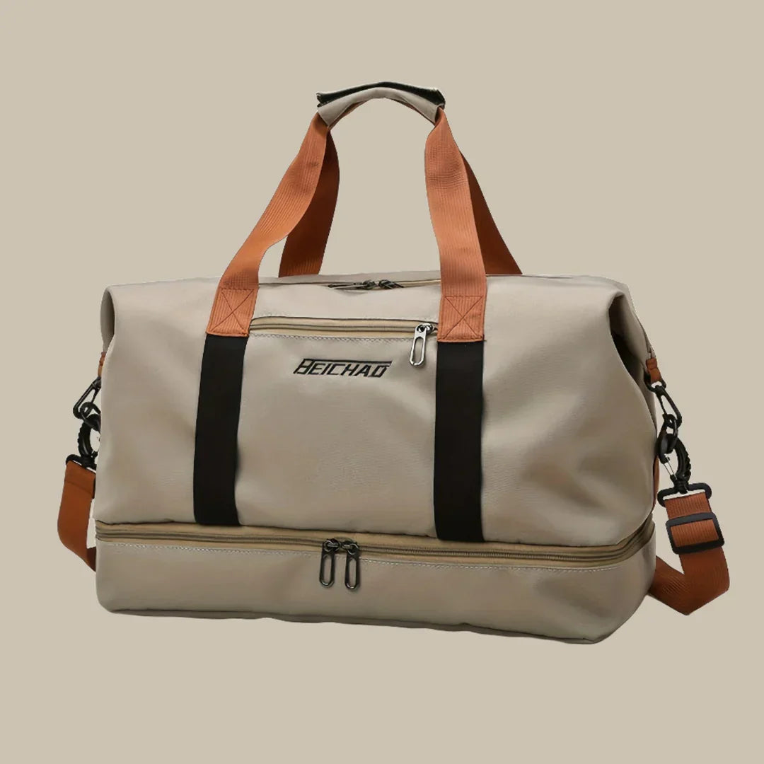 Travel Duffel Bag with Shoe Compartment