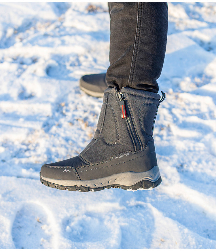 Women's Waterproof Winter Snow Boots with Side Zip