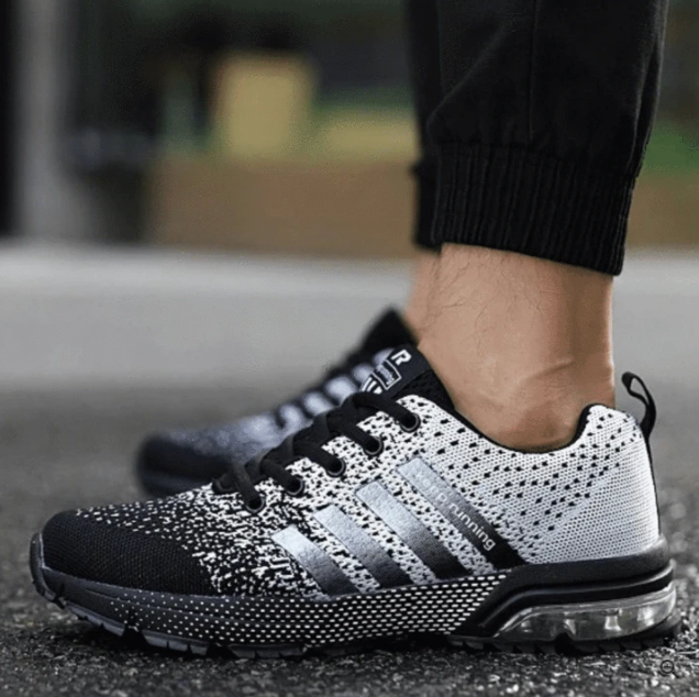 Men's Lightweight Running Trainers with Cushioned Sole