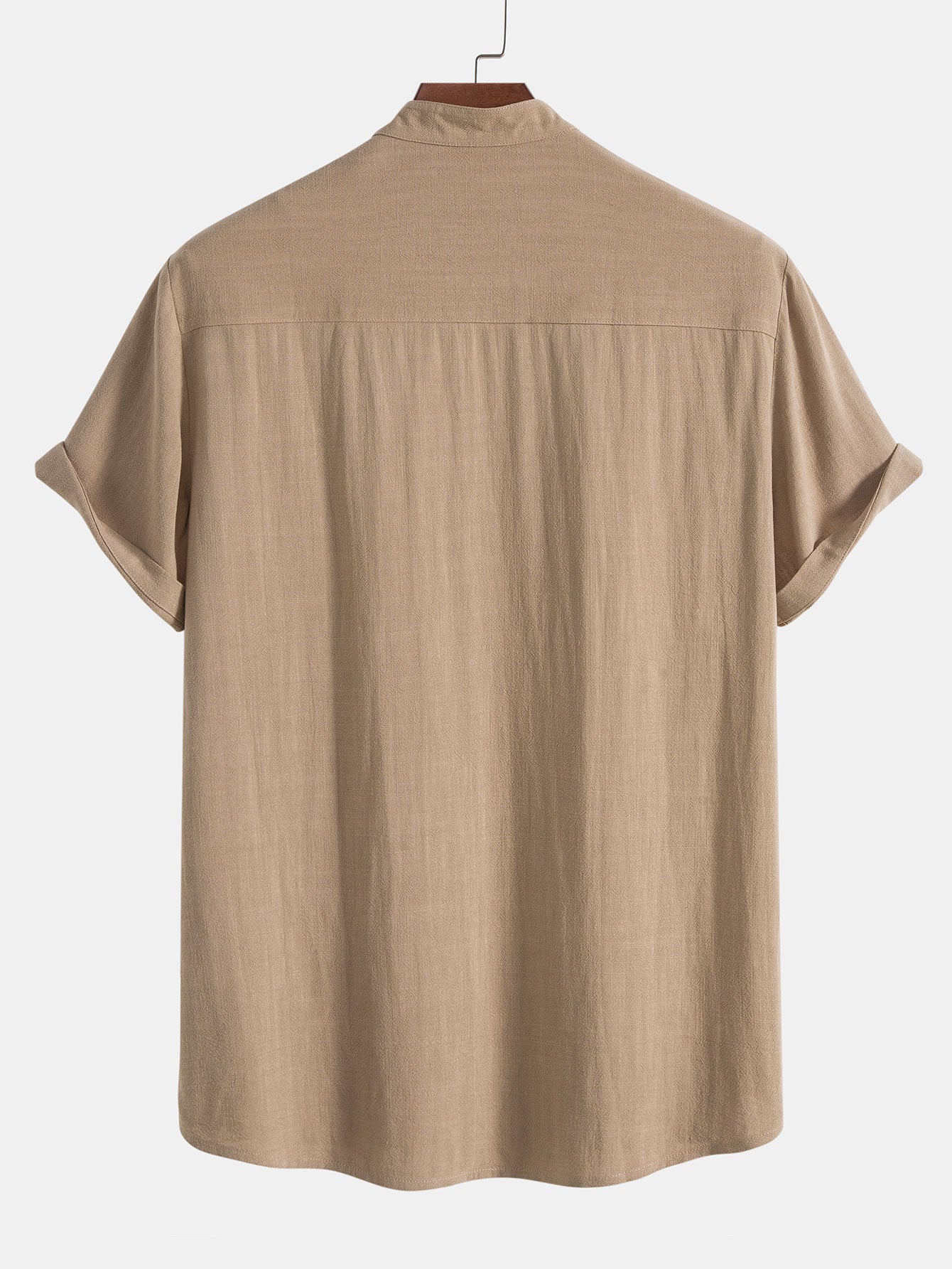 Linen Shirt and Trousers Co-Ord Set with Short Sleeves