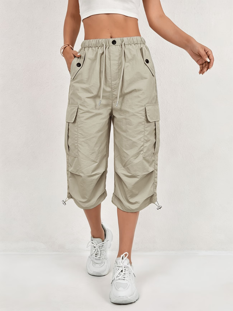 Women's Lightweight Cargo Cropped Trousers