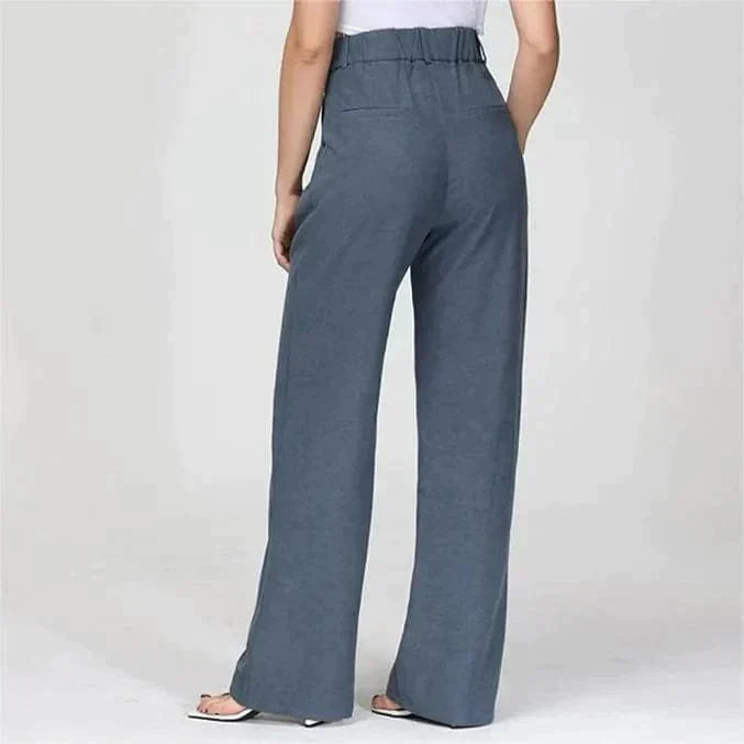 Women's High-Waisted Wide-Leg Trousers