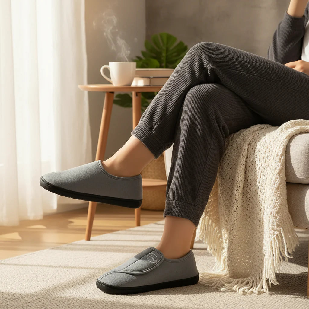 Women's Warm Fleece-Lined House Slippers