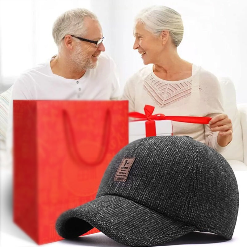 Casquette de baseball style tweed à visière incurvée