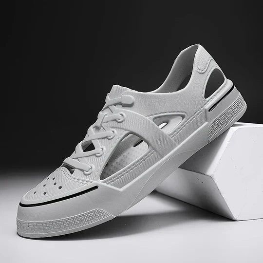 Men's Sandal Trainers with Cut-Out Sides