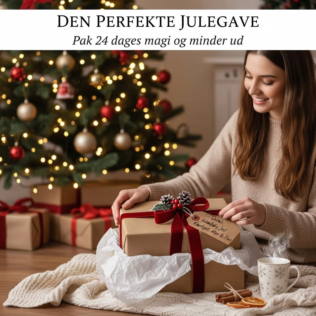 Wooden Advent Calendar with Reindeer Scene | 24 Drawers
