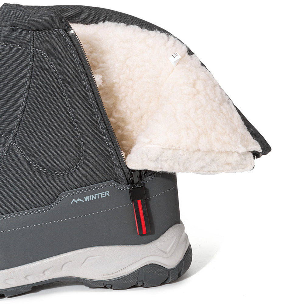 Women's Waterproof Winter Snow Boots with Side Zip