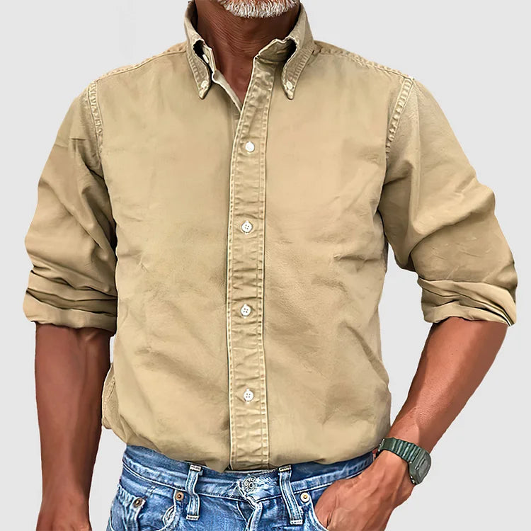 Men's Casual Button Down Oxford Shirt