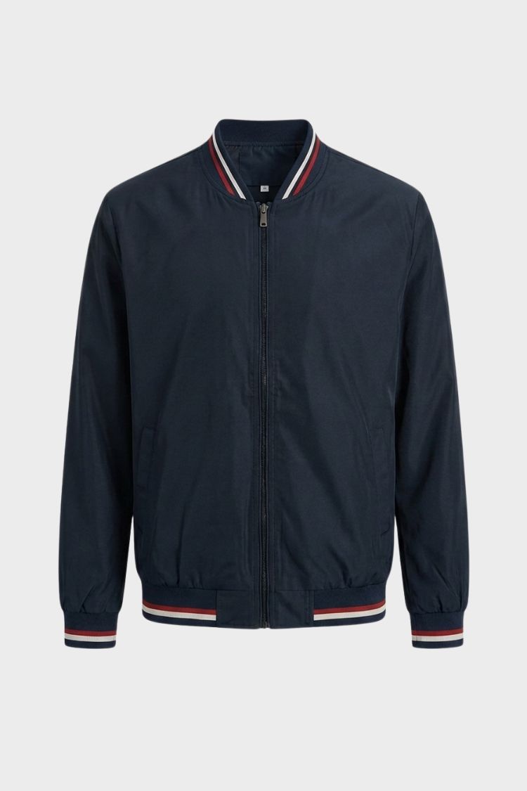 Blouson bomber léger pour homme | Veste décontractée zippée