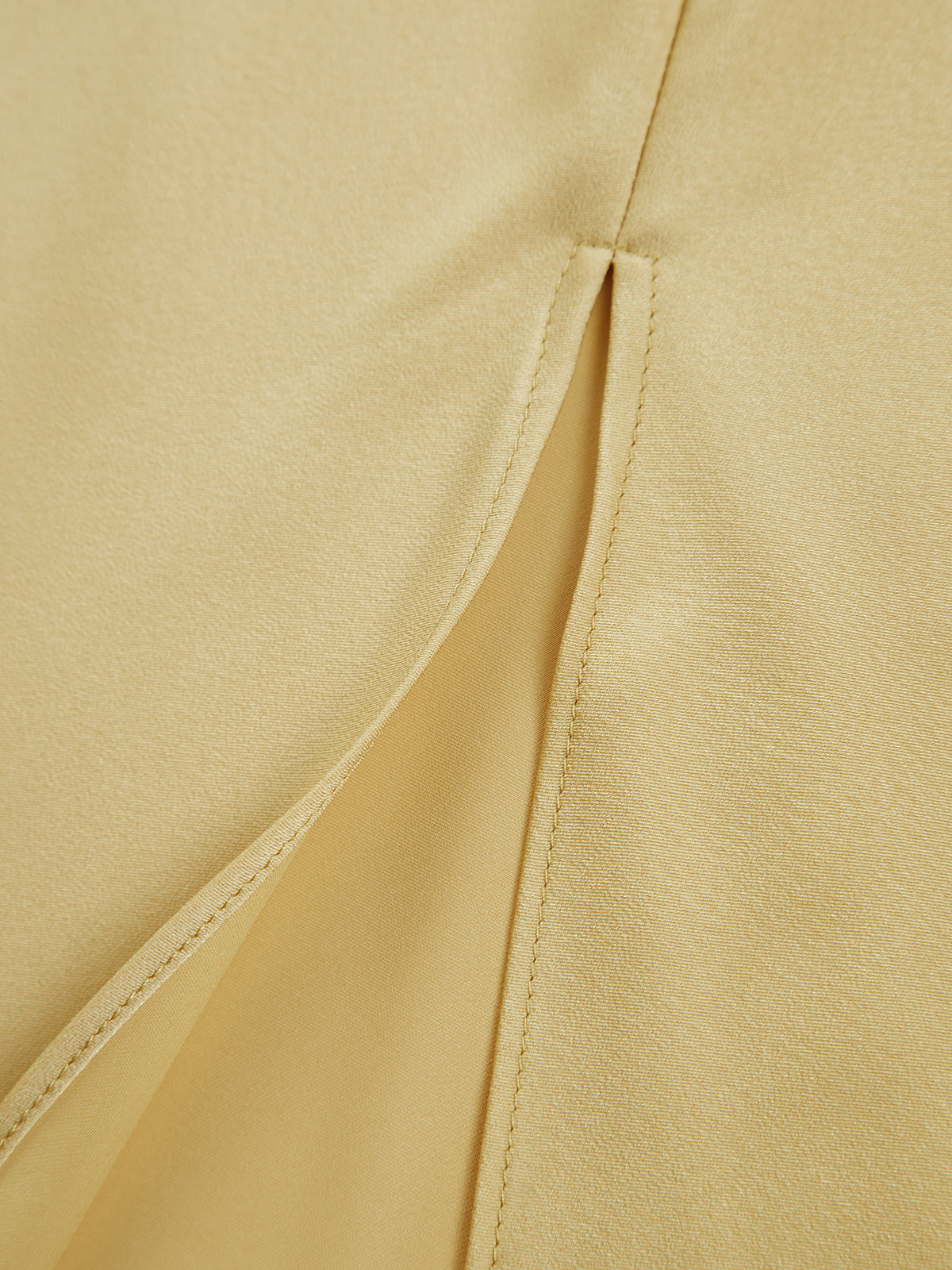 Satin Slip Maxi Dress with Cowl Back and Thin Straps