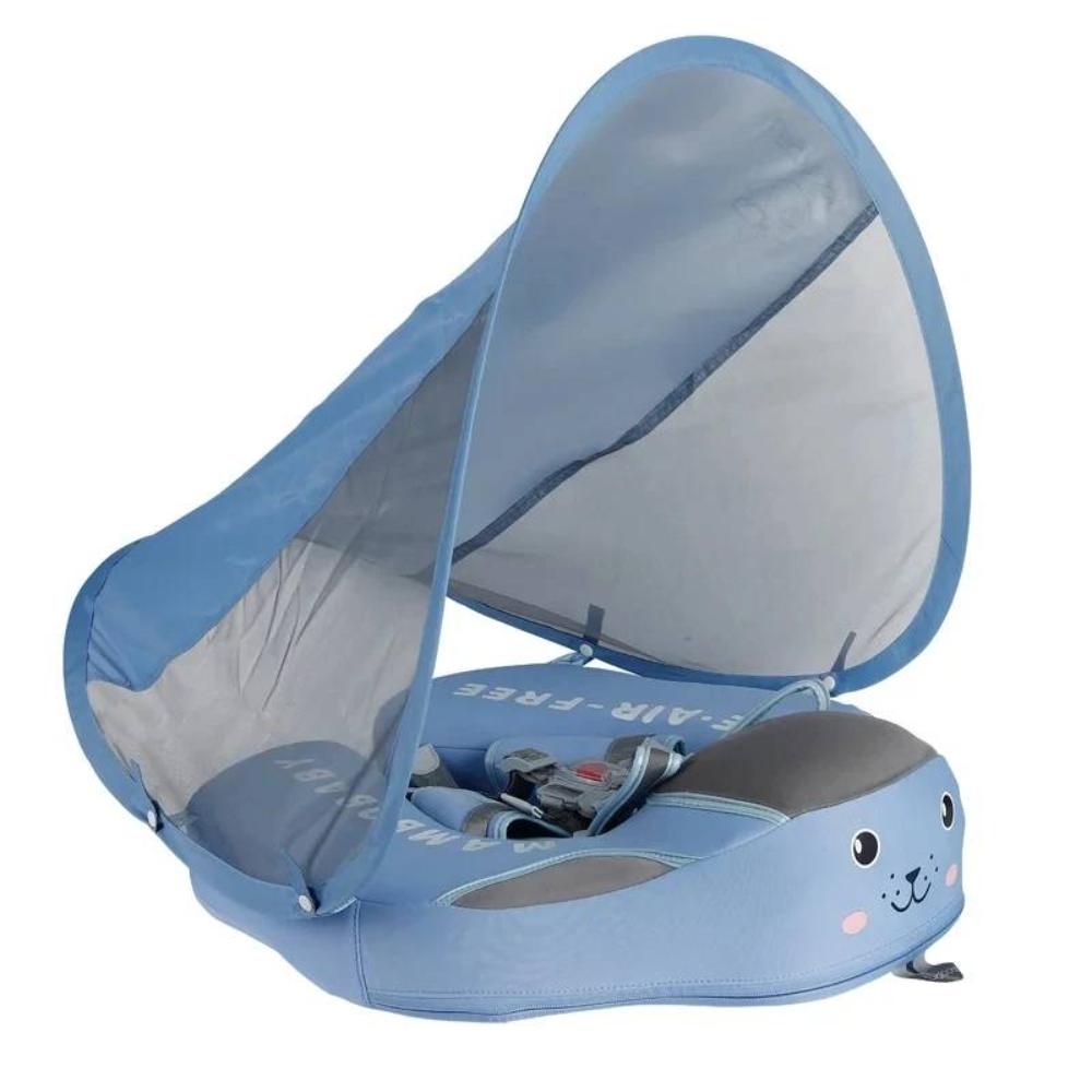 Baby Swim Float with Sun Canopy and Safety Harness