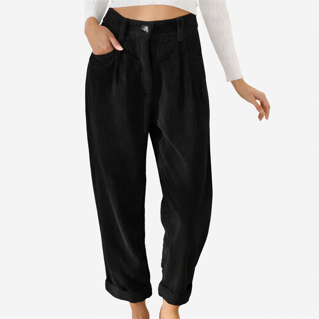 Women's Relaxed Fit Corduroy Trousers
