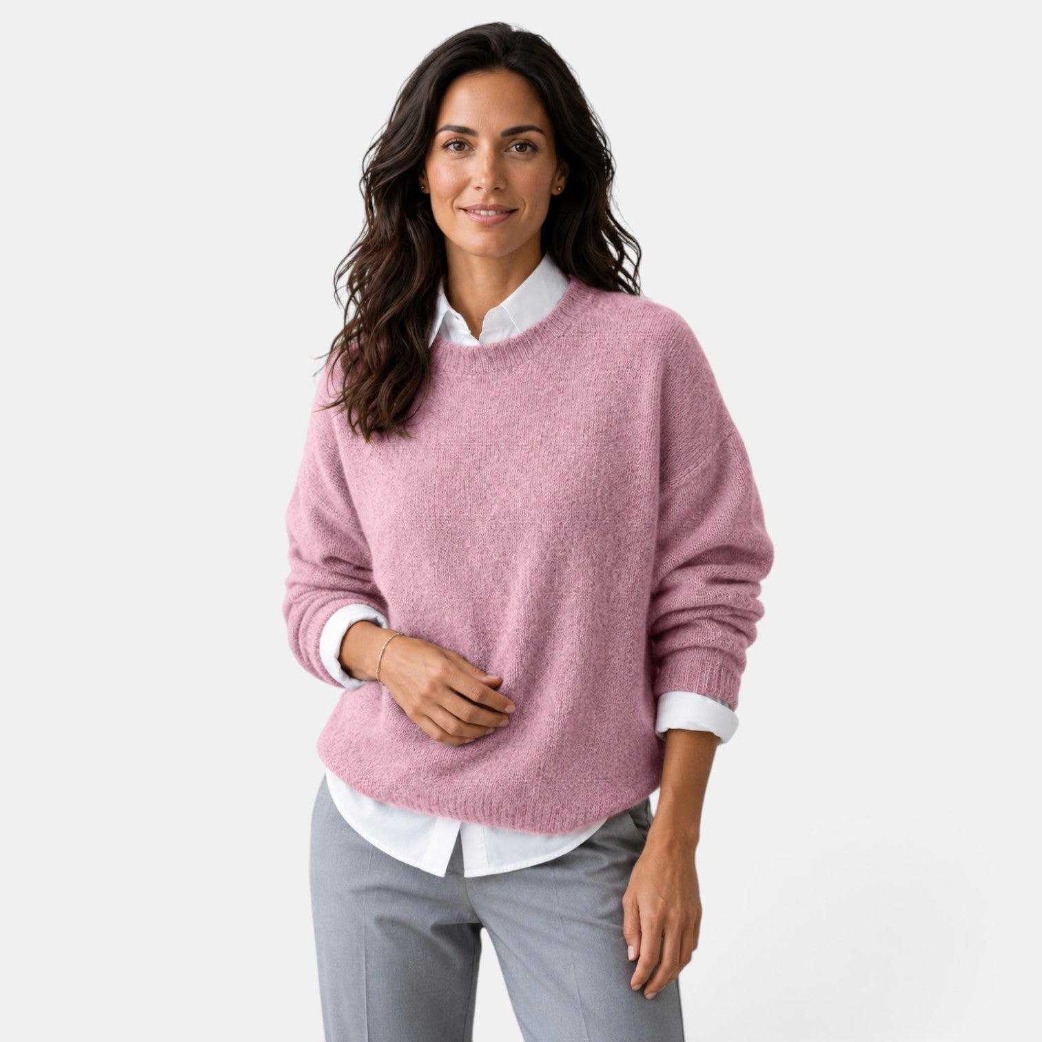 Women’s Relaxed Soft Knit Crew Neck Jumper