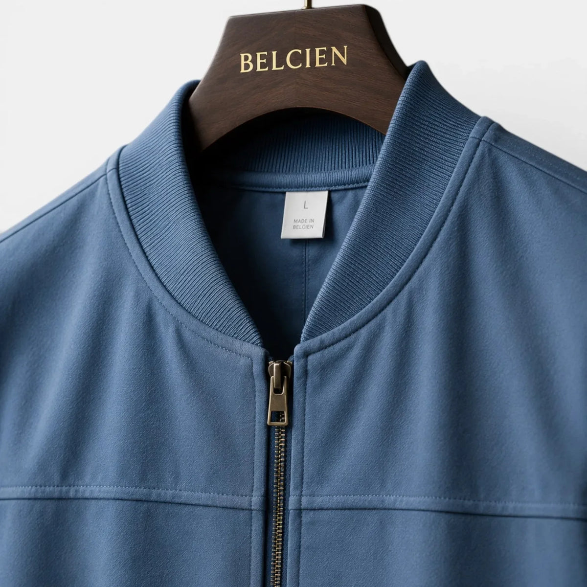 Men's Lightweight Bomber Jacket | Ribbed Casual Outerwear