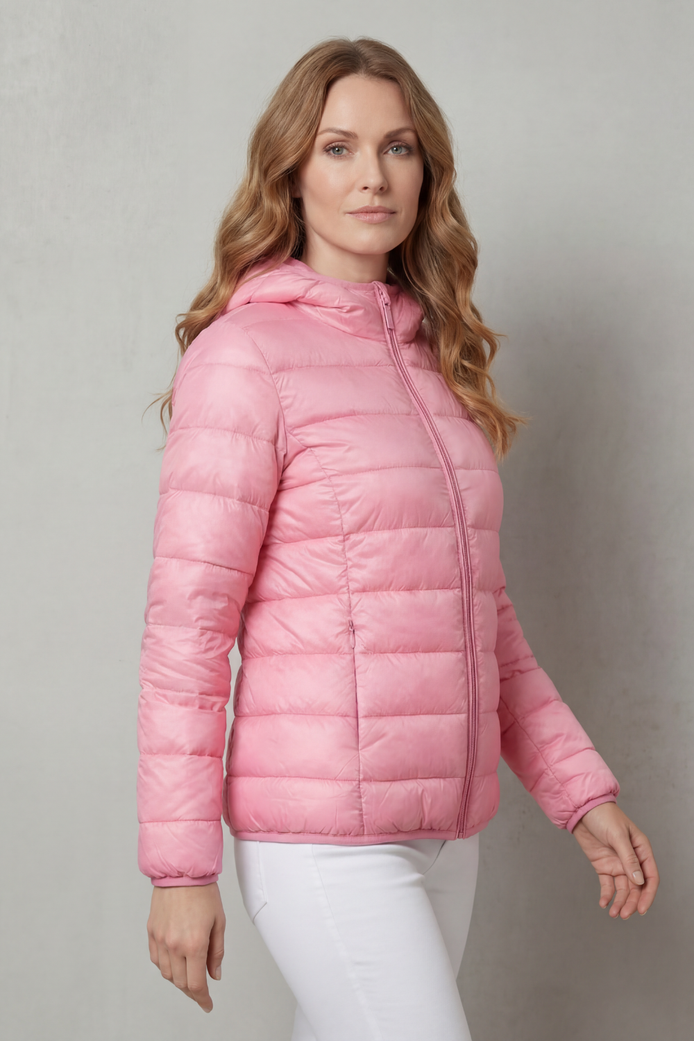 Women’s Lightweight Hooded Puffer Jacket