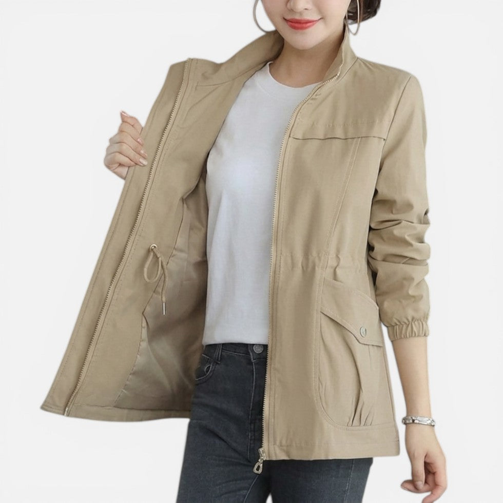 Women's Lightweight Zip-Up Utility Jacket
