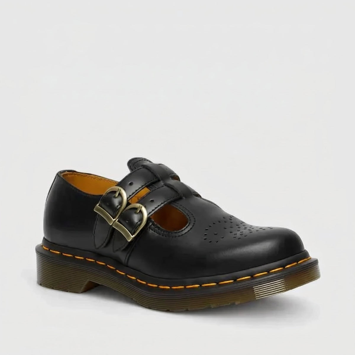 Chaussures T-bar femme à double boucle