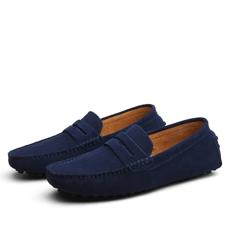 Men's Suede Loafers | Slip-On Driving Shoes