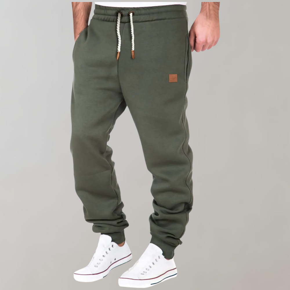 Joggers pour homme à cordon de serrage et poignets élastiqués