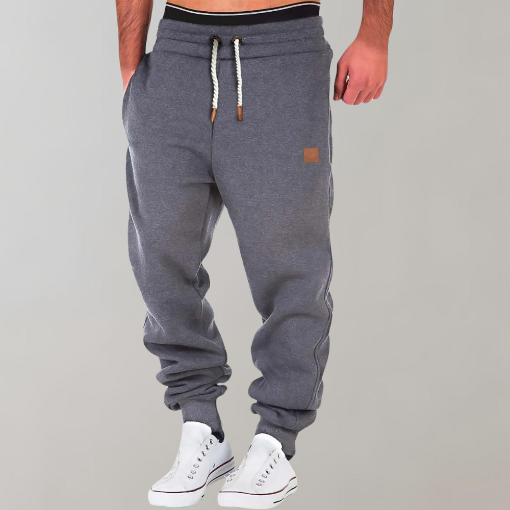 Joggers pour homme à cordon de serrage et poignets élastiqués
