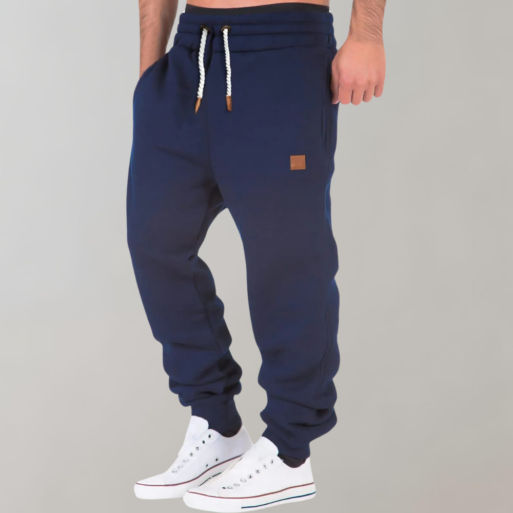 Joggers pour homme à cordon de serrage et poignets élastiqués