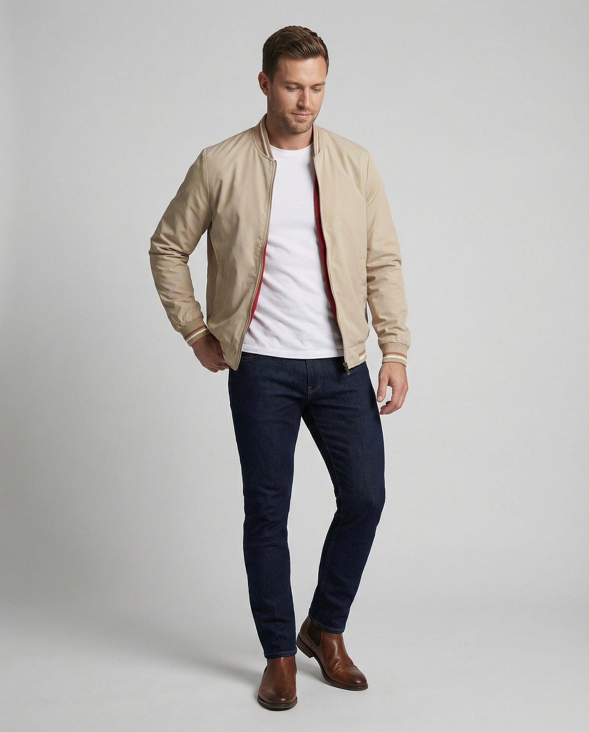 Blouson aviateur léger pour homme