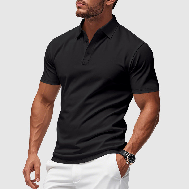 Men's Short Sleeve Smart Casual Polo Shirt