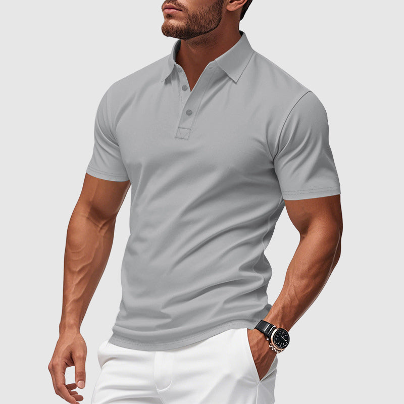 Men's Short Sleeve Smart Casual Polo Shirt