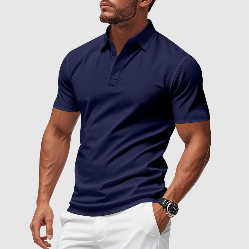Men's Short Sleeve Smart Casual Polo Shirt