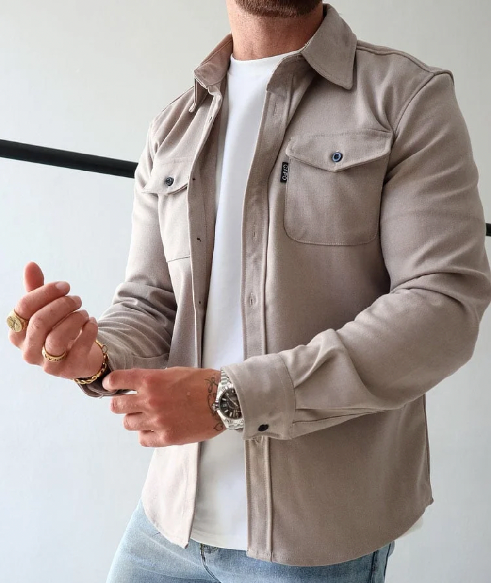 Men's Casual Overshirt Jacket