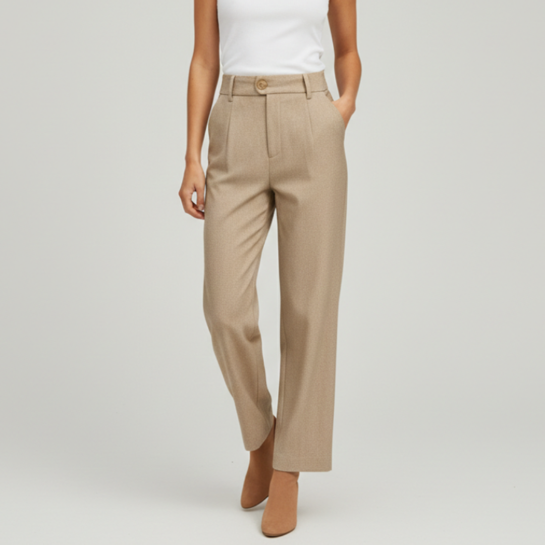 Women's Straight Leg Tailored Trousers