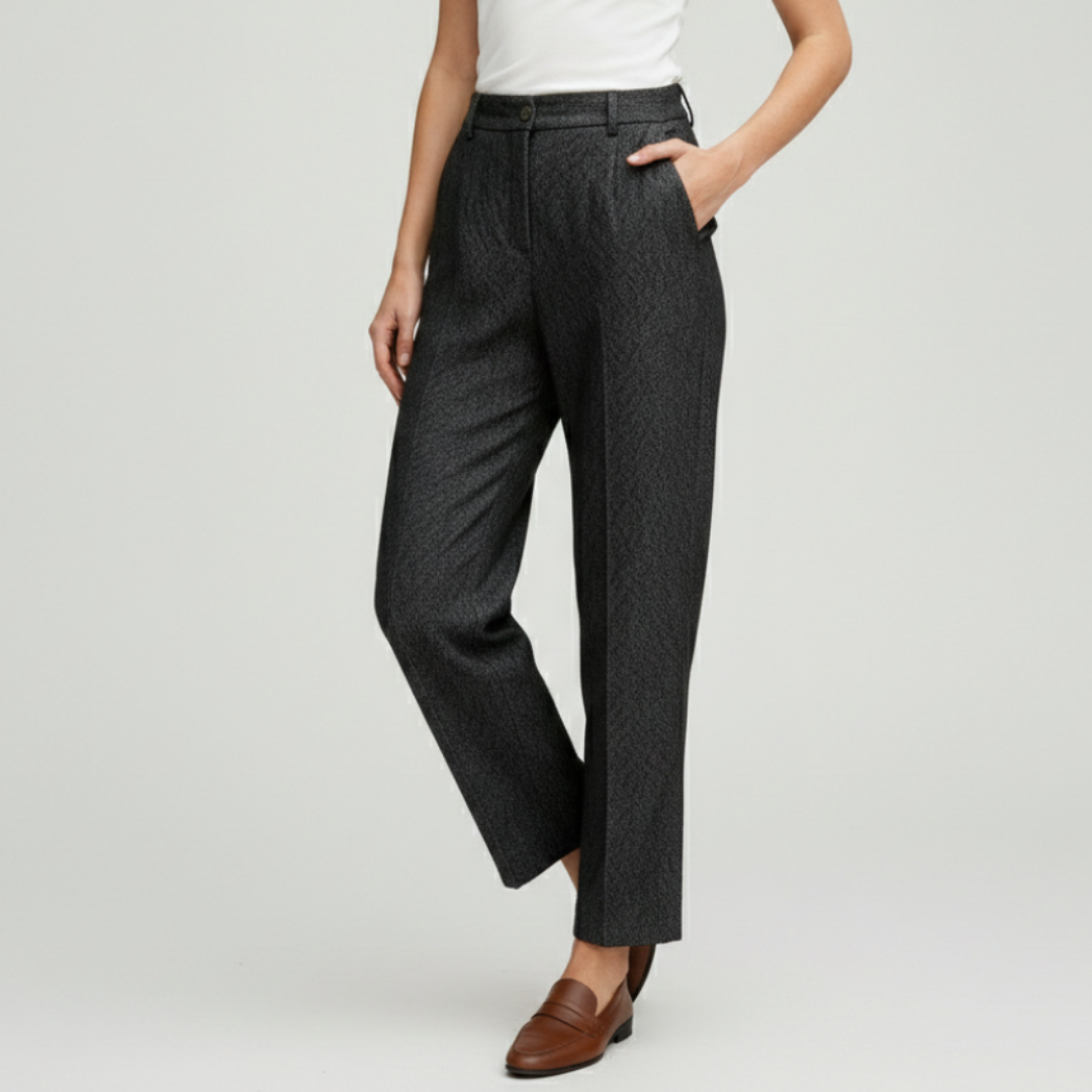 Women's Straight Leg Tailored Trousers