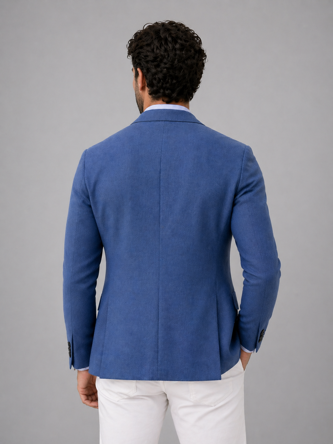 Blazer homme ajusté chic et décontracté